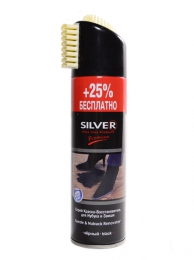 Спрей-краска восстановитель для нубука и замши "Silver" Premium черный