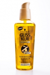 Ухаживающий OIL эликсир "Gliss Kur" восстановление волос с ценными маслами