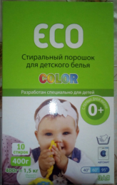 Стиральный порошок для детского белья ECO Color "Зая"