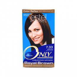 Стойкая краска для волос Estel Only Color Royal Brown №7.33 горячий шоколад