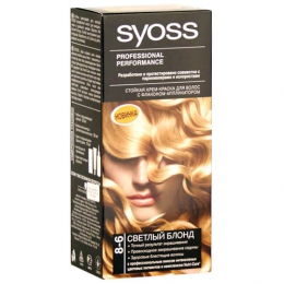 Стойкая крем-краска для волос Syoss 8-6 Светлый блонд