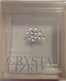 Стразы клеевые Crystallized Swarovski Elements Flat Backs No Hot Fix 2028 Crystal 3.1 mm
