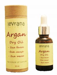 Сухое масло аргании Levrana Natural для волос, лица и тела