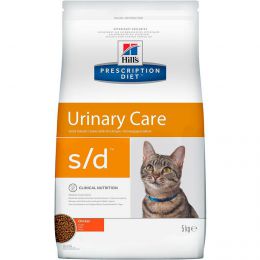 Сухой корм для кошек Hill's Prescription Diet s/d Urinary Care при профилактике мочекаменной болезни