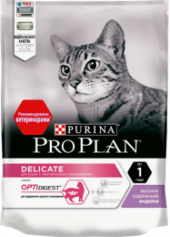 Сухой корм для кошек Purina Pro Plan Delicate OptiDigest