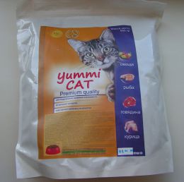 Сухой корм для кошек Yummi Cat Premium Quality Мясное ассорти
