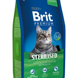 Сухой корм для стерилизованных кошек Brit Premium Cat Sterilised с курицей