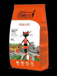 Сухой корм для стерилизованных кошек Dailycat Casual line с индейкой