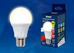 Светодиодная лампа Uniel LED-A60 12W/WW/E27/FR PLP01WH