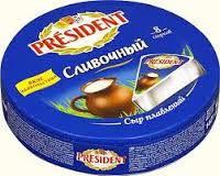 Плавленый сыр President Сливочный