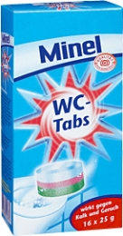 Таблетки для унитаза WC-tabs Minel