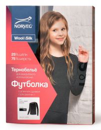 Термофутболка для девочек Norveg, артикул 19WSG2HL