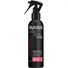 Термозащитный спрей для укладки волос Syoss "Heat protect"