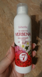 Тоник для лица Faberlic Verbena для всех типов кожи против 7 возрастных изменений