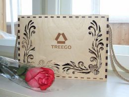 Деревянный конструктор набор Treego "Узоры"