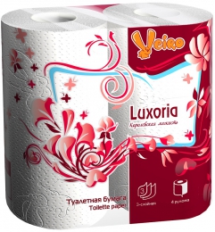 Туалетная бумага Veiro Luxoria "Королевская мягкость"