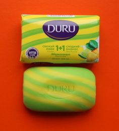 Туалетное крем-мыло Duru 1+1 Свежий лайм + Сладкий ананас