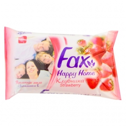 Туалетное мыло Fax Happy Home Клубника Strawberry с Витамином Е