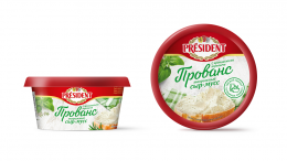 Творожный сыр-мусс President Прованс С прованскими травами 60%