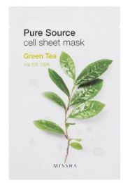 Увлажняющая тканевая маска Missha Pure Source Cell Sheet Mask Green tea