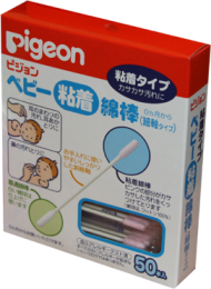 Ватные палочки для детей Pigeon с липкой поверхностью