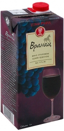 Вино столовое сухое красное Вранац Vino Zupa