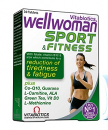 Витамины для женщин Wellwoman Vitabiotics "Sport & Fitness"