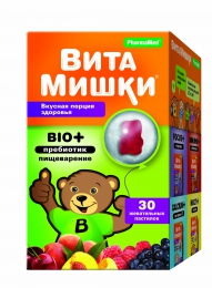 Жевательные пастилки "ВитаМишки" bio+ пребиотик