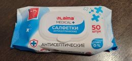 Влажные антисептические салфетки Medical Laima