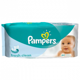 Детские влажные салфетки Pampers Fresh clean