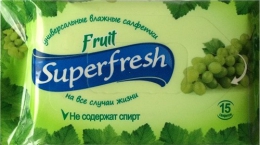 Влажные салфетки Superfresh Fruit универсальные