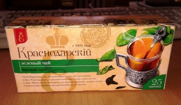 Зеленый чай "Краснодарский" высший сорт в пакетиках