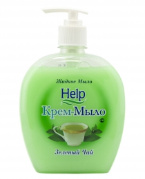Жидкое крем-мыло "Help" Зеленый чай