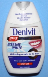 Зубная паста Denivit 2 in 1 extreme white