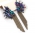 Серёжки женские Korea Angel Wing Feather Purple Crystal Earrings Fashion 2015 For Women