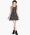 Женское трикотажное платье H&M Divided, черное в белый горох