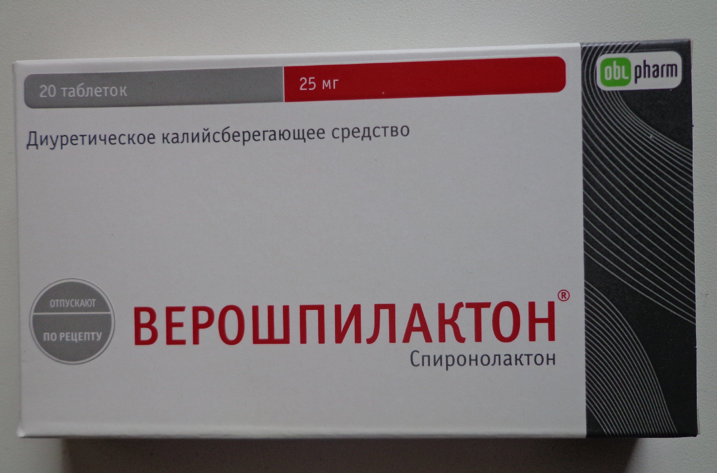Мочегонные препараты спиронолактон