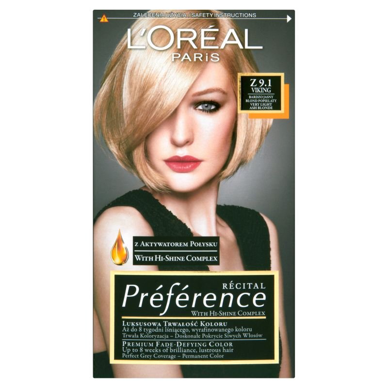 Краска для волос Loreal Preference 9.1 Викинг. 