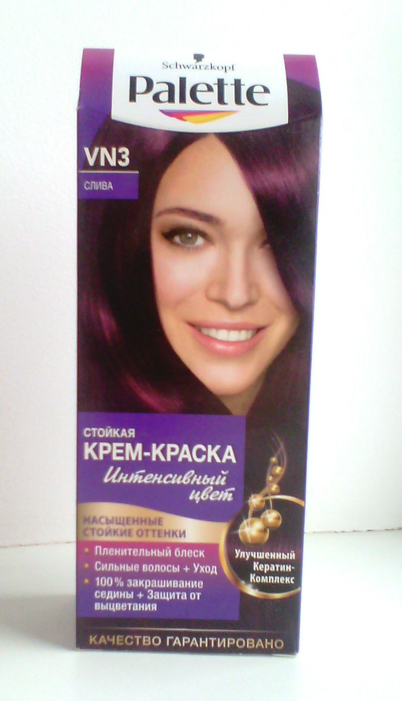 Краска для волос palette vn3 слива