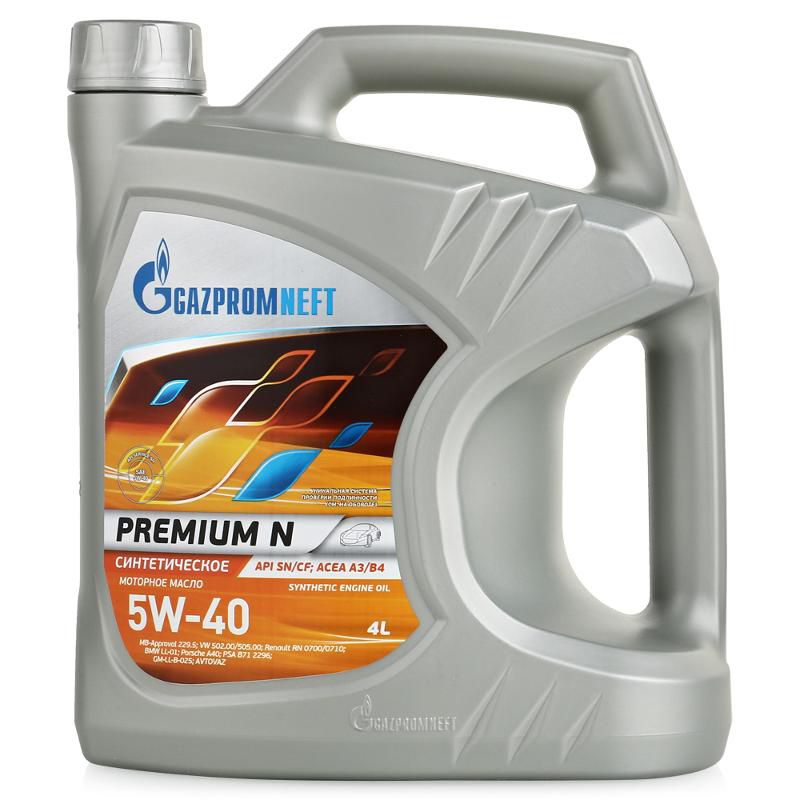 Синтетическое моторное масло Gazpromneft Premium N 5W-40 отзывы