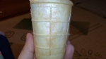 Мороженое "Пломбир ванильный в вафельном стаканчике,12%"