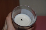 Ароматическая свеча в стакане Тиндра Икеа, естественный