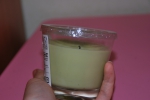 Ароматическая свеча в стакане Тиндра Икеа, зеленый