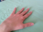 рука после крема