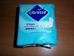 Прокладки Libresse Invisible Super (лицевая сторона упаковки)