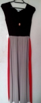 Платье Bonprix арт.95840294 черный/серо-коричневый/красный