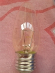 лампа в форме свечки