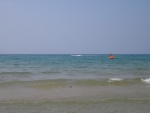 голубое море и песок