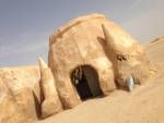 Декорации для фильма «Звездные войны» в пустыне Сахара