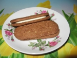 Печенье "Юбилейное" утреннее сэндвич с какао и йогуртовой начинкой, 5 цельных злаков. Печенье